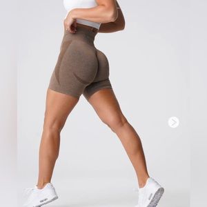 NVGTN Mocha Contour Seamless Shorts Small